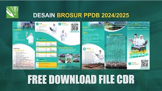 DESAIN BROSUR PPDB 2024/2025 - CORELDRAW