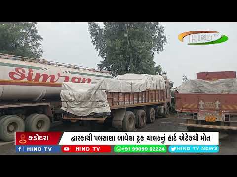 પલસાણા આવેલા ટ્રક ચાલકનું મોત