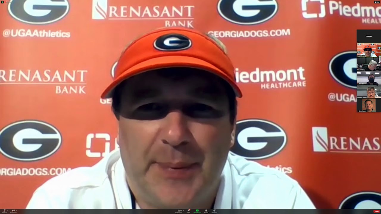 Kirby Smart speaks with the media after Florida