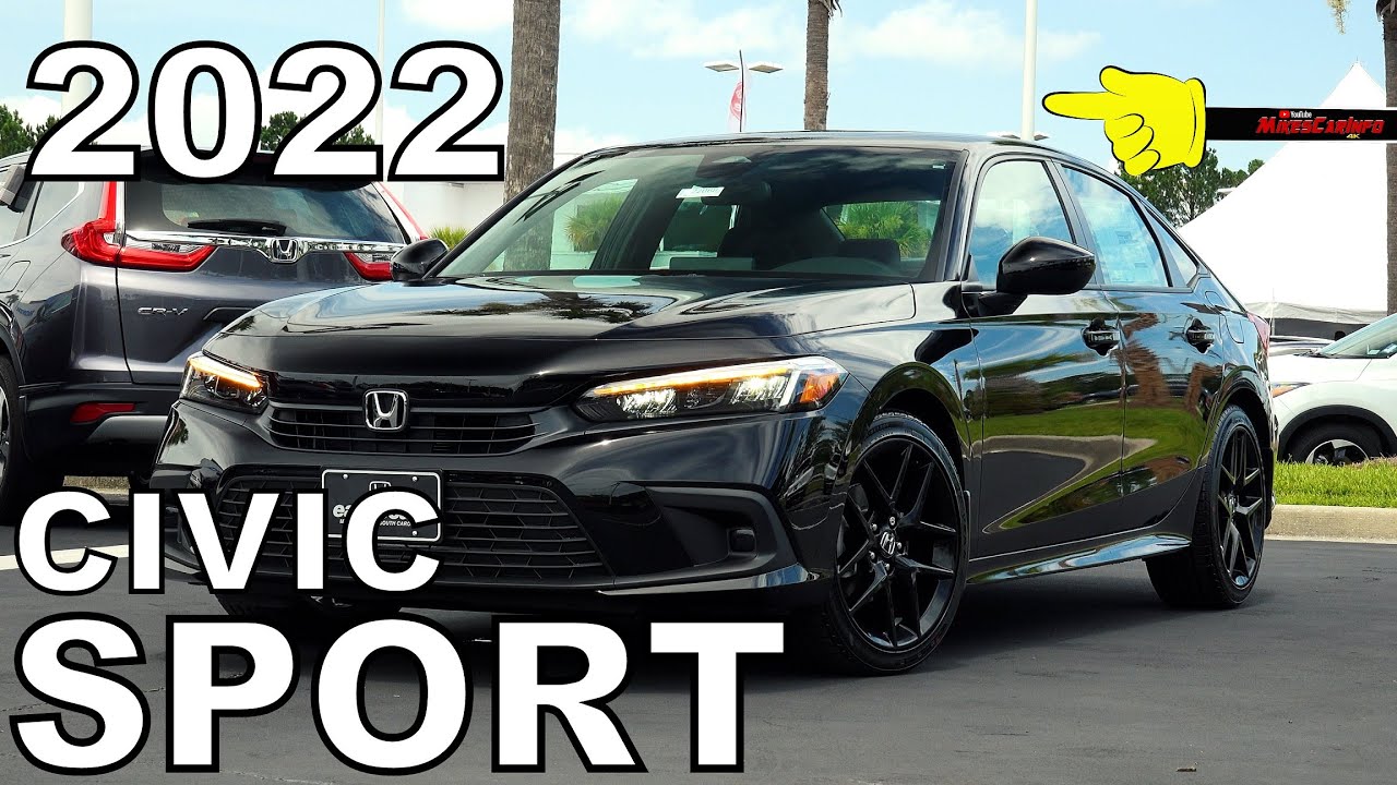 👉 2022 Honda Civic Sport - Detailed Look in 4K