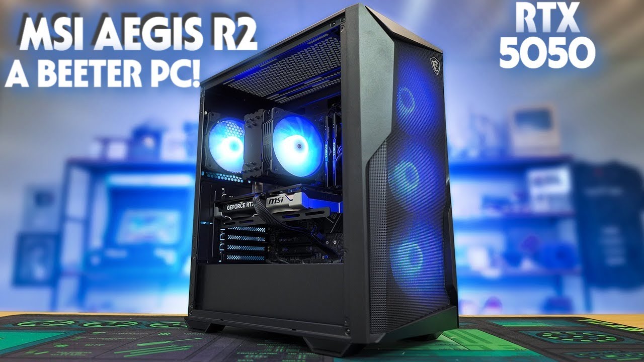 Обзор игрового настольного компьютера MSI Aegis R2 🔥 i5-14400F + RTX 5050 | ПК, готовый к работе ...
