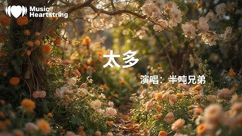 半噸兄弟《太多》『太多的藉口太多的理由為了愛情我也背叛了所有如果你想離開我就別再畏畏縮縮太多的藉口太多的理由別再問我難過時候怎麼過或許會好好的活或許會消失無蹤』【動態歌詞MV】