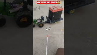 mini tochan king tractor with trolley loading 30kg bada battery 😱 #shorts