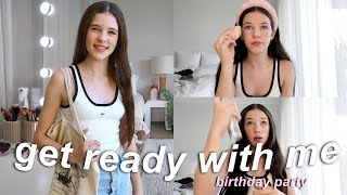 Get Ready With Me for a Birthday Party 💗 grwm Miss Charli