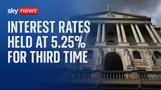 Interest rate held at 5.25%