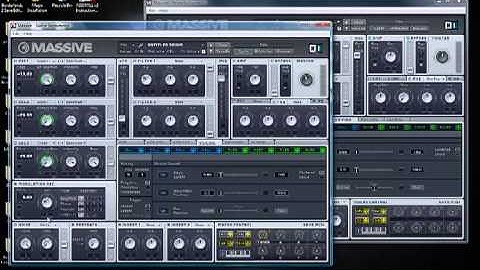 how to make a skrillex -rara- effct in massive