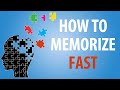 How to Memorize Fast and Easily ► 9 Memory Tricks