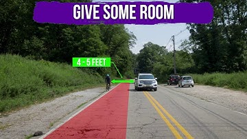 How to Safely Pass a Person Riding a Bicycle