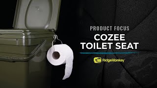 Ridgemonkey Cozee Toilet Seat Tábori Wc Ülőke! Kizárólag Ülőke a vödör nem tartozék ! videó