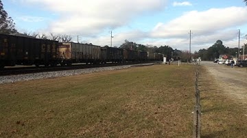 csx rock train folkston winterwatch 2014