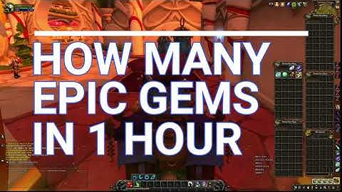 EASY GUIDE FARMING EPIC GEMS for your 20 Twink (and what loot you can get in 1 hour) Shadowlands WOW