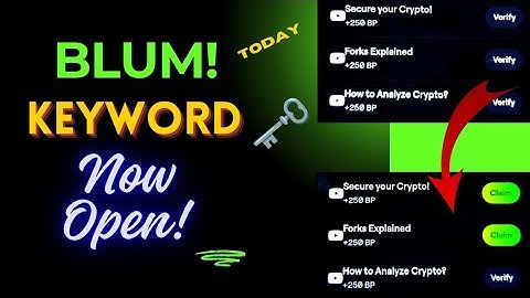 BLUM! Keyword 🗝️ | Secure Your Crypto! | Forks Explained | How To Analyze Crypto? | Real One Click✅