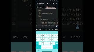 #Html Time,Date,Week,Month Input Type📺📺.