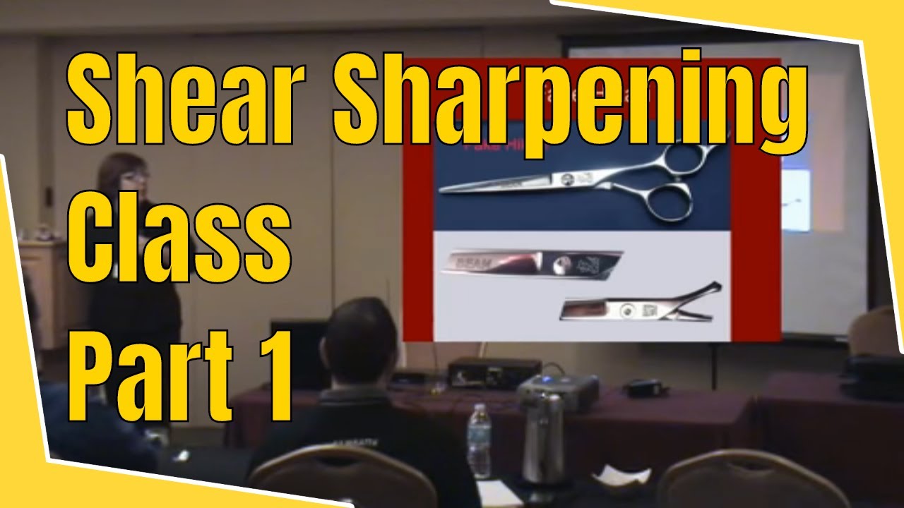 Sharpening Shears Class Back to Basics of Shear Sharpening Part 1