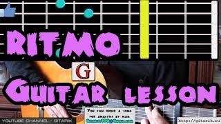 Black Eyed Peas, J Balvin - RITMO Guitar lesson, Guitar Tutorial  Chords & Lyrics