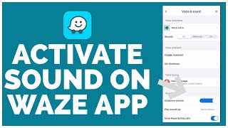 How to Activate Sound on Waze App | Waze Application Sound On/Off screenshot 4