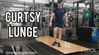 MPT Exercise Database: Curtsy Lunge