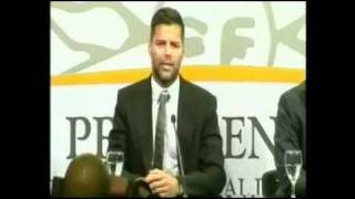 Ricky Martin - Rueda de Prensa en Uruguay 31/08/2011