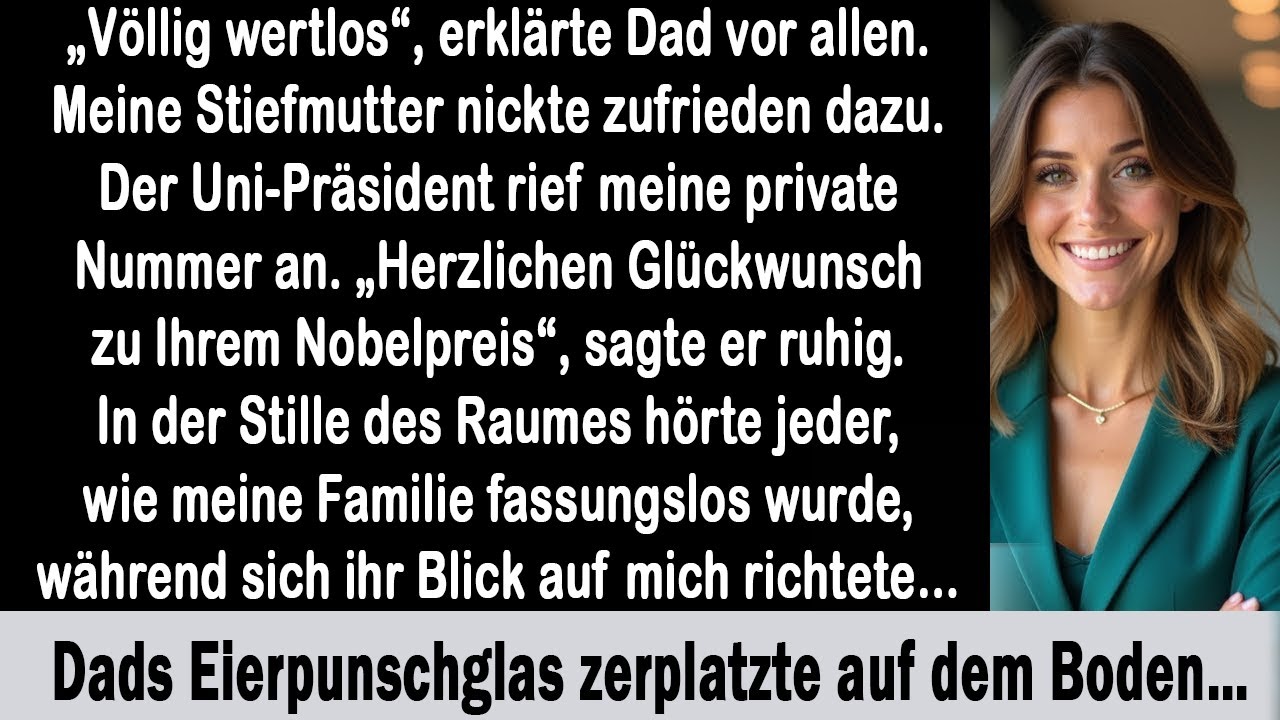 Am Heiligabend stand ich vor meiner Familie, während mein Halbbruder mit seinem Goldman-Sachs-Job prahlte und mein Vater mir erklärte, dass meine Karriere als Physikprofessor „absolut wertlos"...