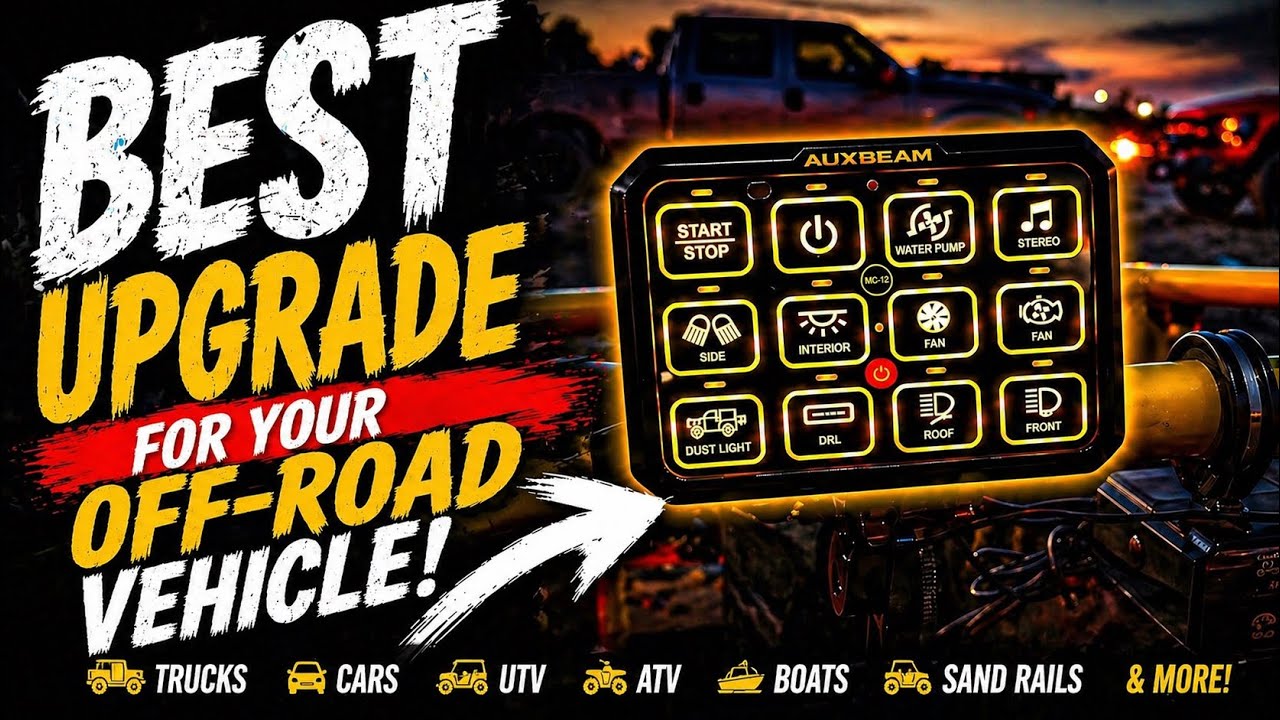 Auxbeam Switch Panels may be the BEST/ 12 Gang switch panel & 8 Gang switch panel Review