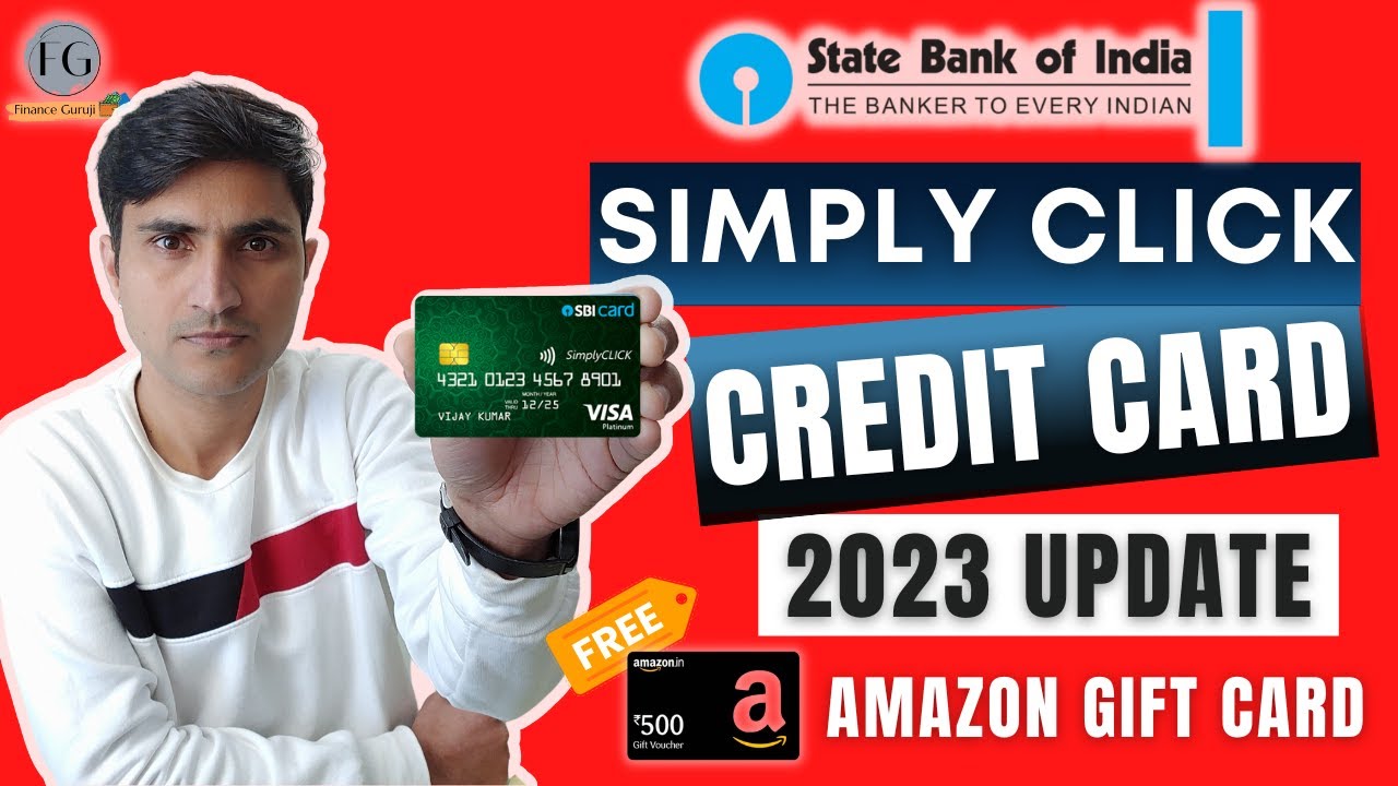 SBI Simply Click Credit Card Benefits, Charges Amazon Gift Voucher