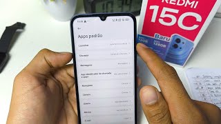 Como alterar os aplicativos padrão no celular Redmi 15C  screenshot 1