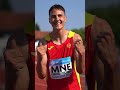Matija Vojvodić wins 110m hurdles with 14.58 lifetime best! 😎🇲🇪 #Maribor2025 #ETCH2025