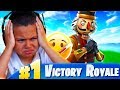 MY 10 YEAR OLD LITTLE BROTHER WINS A GAME OF FORTNITE *EXTREMELY SICK FROM THE FLU!* (Battle Royale)