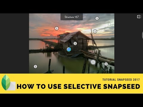 How to use selective tool with snapseed