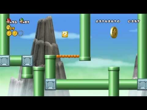 New Super Mario Bros. Wii Two-Player Playthrough - World 6