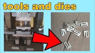 press tools and dies work punching tools cutting this part #machine #bigindustry