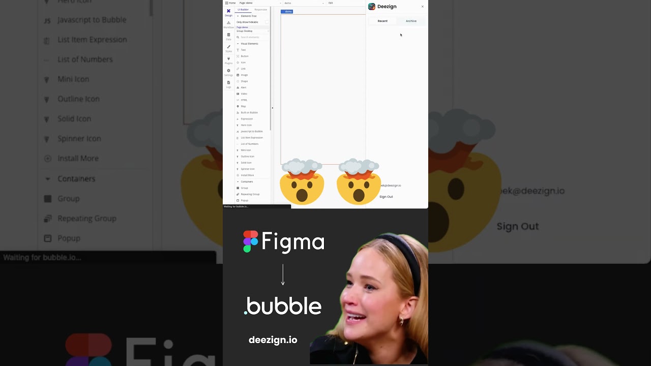 Figma to Bubble.io 🤯 🤯 🤯