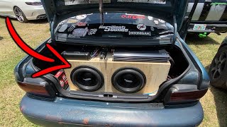 HOW LOUD WILL 1,000 WATT SUBS GET IN THIS TRUNK?