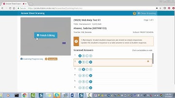 Schoolnet Answer Sheet Scanning