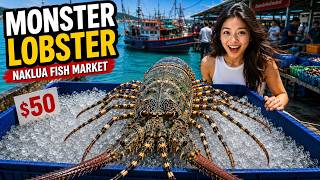 PATTAYA'S BIGGEST FISH MARKET 🇹🇭 Naklua Tour 2026: Giant Crabs, Lobsters, Shrimp, Squid, Oysters!
