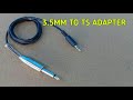 How To Make 3.5mm To 1/4 TS Cable