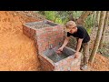 Log cabin life  building a water filter tank ep 11