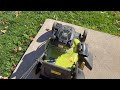 4K 30 cutting grass