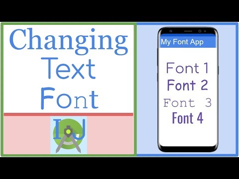 Changing the Font in XML and Java
