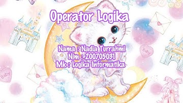 Video Singkat Memahami Operator Logika || Logika Informatika