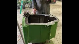 Fixing John Deere 4850 fuel tank