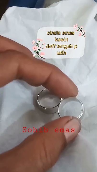CINCIN KAWIN RMAS PUTIH DOFF