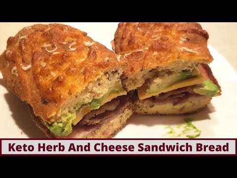 Quick And Simple Keto Coconut Flour Italian Herb And Cheese Sandwich Bread Nut Free And Gluten Free