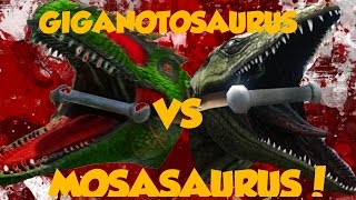 Celebrity WHEN GIANTS COLLIDE! | ARK Mosasaurus VS Giganotosaurus | 10 Giganotosaurus VS 10 Mosasaurus Net Worth