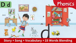 Jolly Phonics Sound Dd Complete Lesson with Blending Lesson