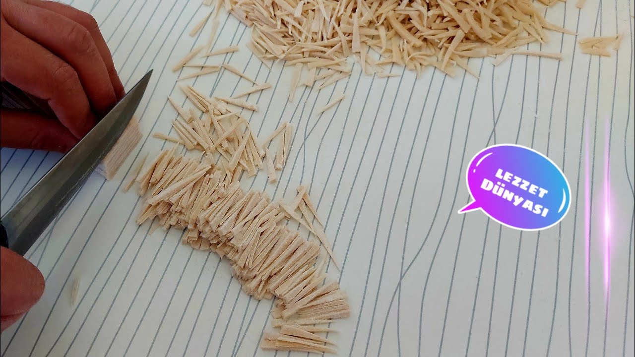 Kışlık ev yapımı👍 kesme mantı(doğrama mantı)yapımı💯💯 YouTube