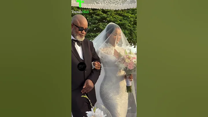 The moment Priscilla Walked Down the Aisle With Her Dad