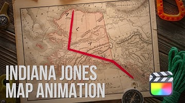How to Create an Indiana Jones Style Travel Map Animation in Final Cut Pro