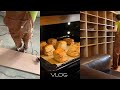 [VLOG]自力リノベPart3_フードプロセッサー購入/塗料のサンプル取寄せからサンディング&塗装/全粒粉スコーン作り