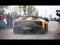 2019 Lamborghini Aventador SVJ - Flames, Revs, Launch Controls & Accelerations !